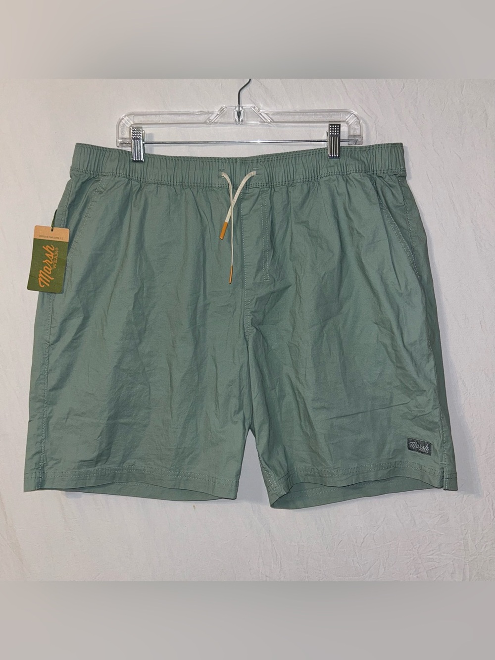 Marsh Wear Southport Volleys Performance Shorts 2XL Lily Pad Green